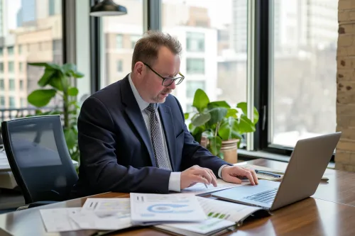 Expert vérifiant la conformité d'une installation qualipac lors d'un audit de certification énergétique