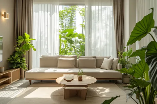 Système de climatisation connectée avec panneau de contrôle tactile pour une régulation écoresponsable de la température