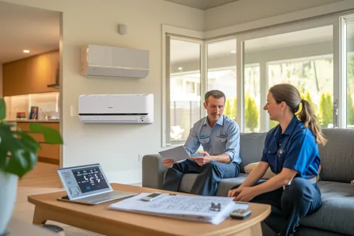 Climatisation surdimensionnée générant des surcoûts financiers et énergétiques évitables pour les propriétaires.